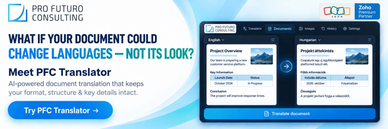 Meet PFC Translator: AI Document Translation That Keeps Your Work Intact